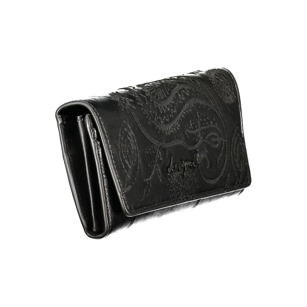 Desigual Black Polyurethane Women's Women's Wallet