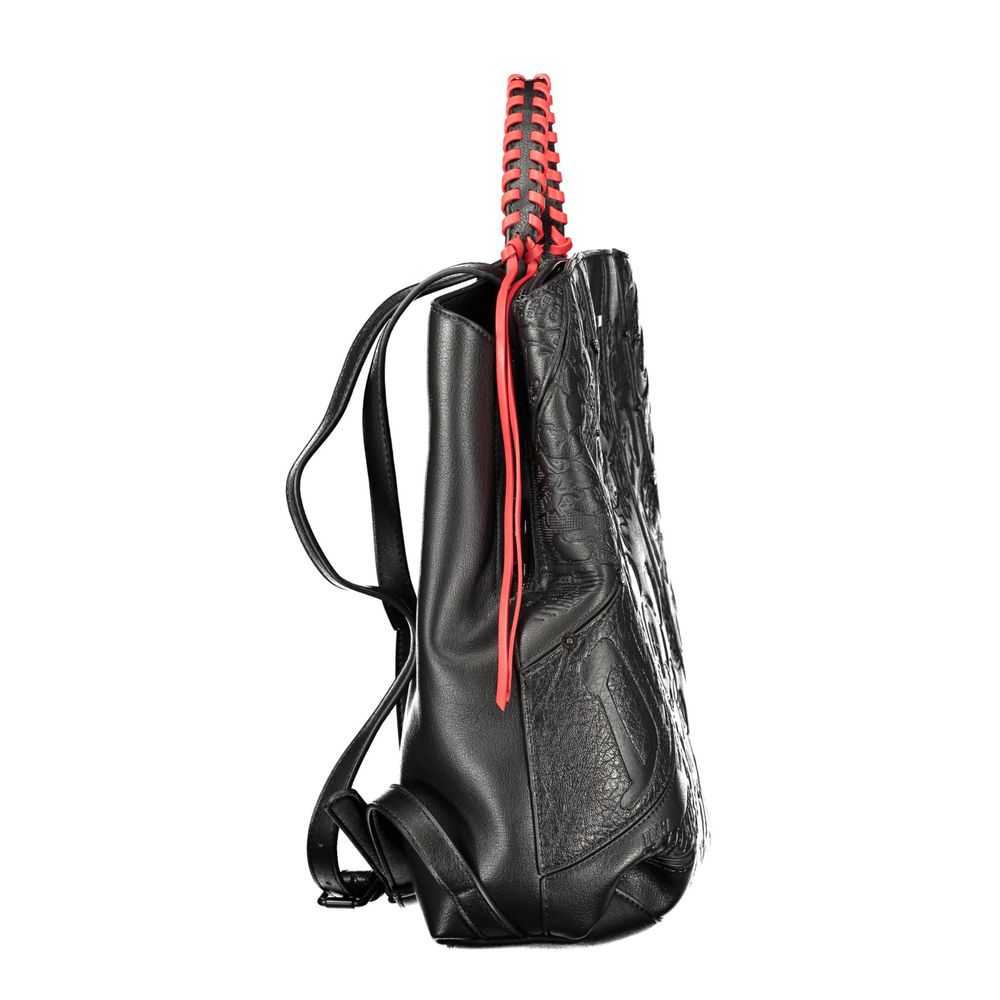 Desigual Black Polyurethane Women's Women's Backpack