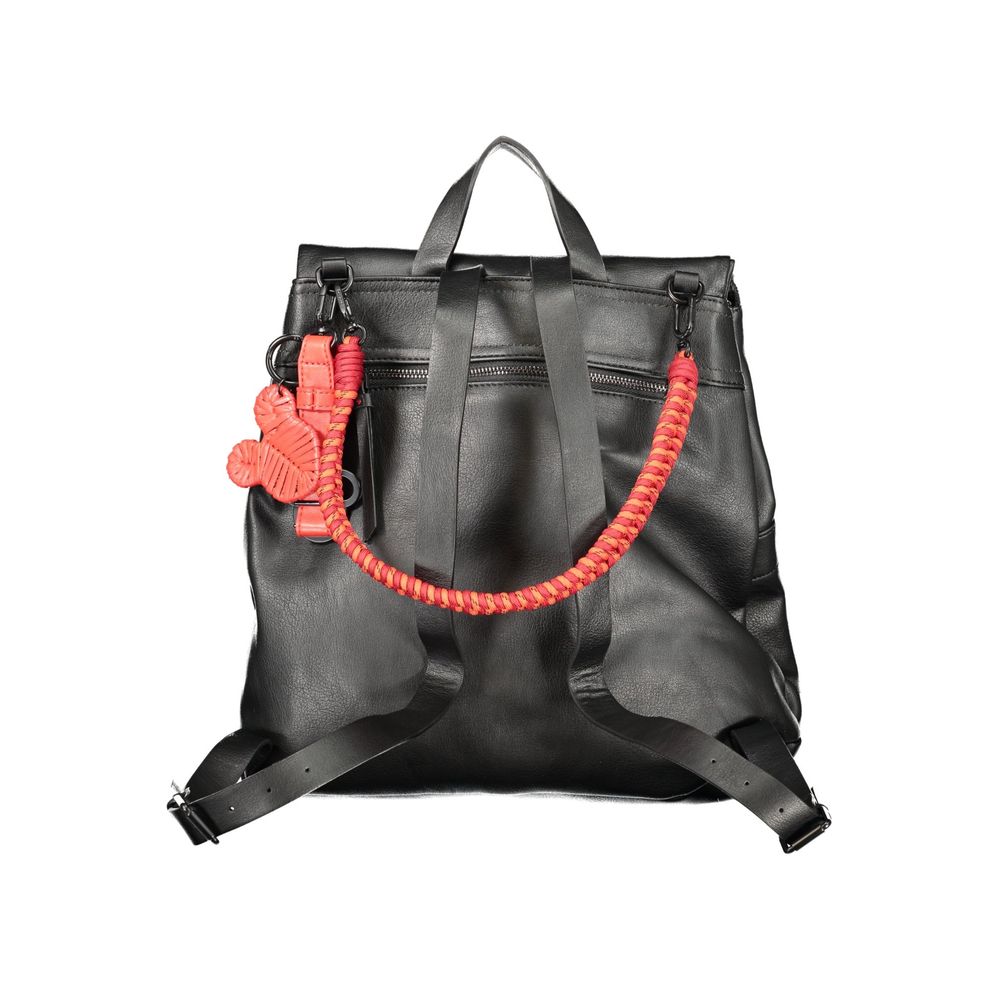 Desigual Nero Polyurethane Women's Women's Backpack