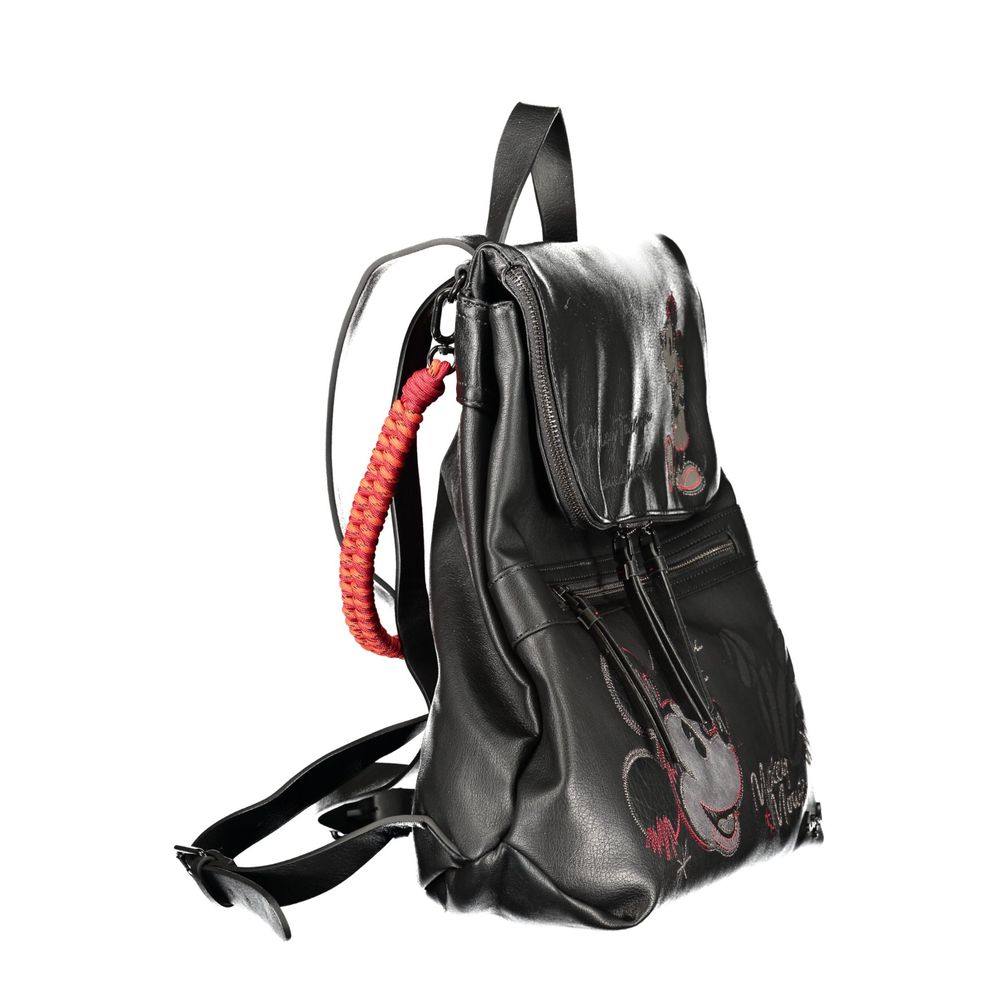 Desigual Nero Polyurethane Women's Women's Backpack