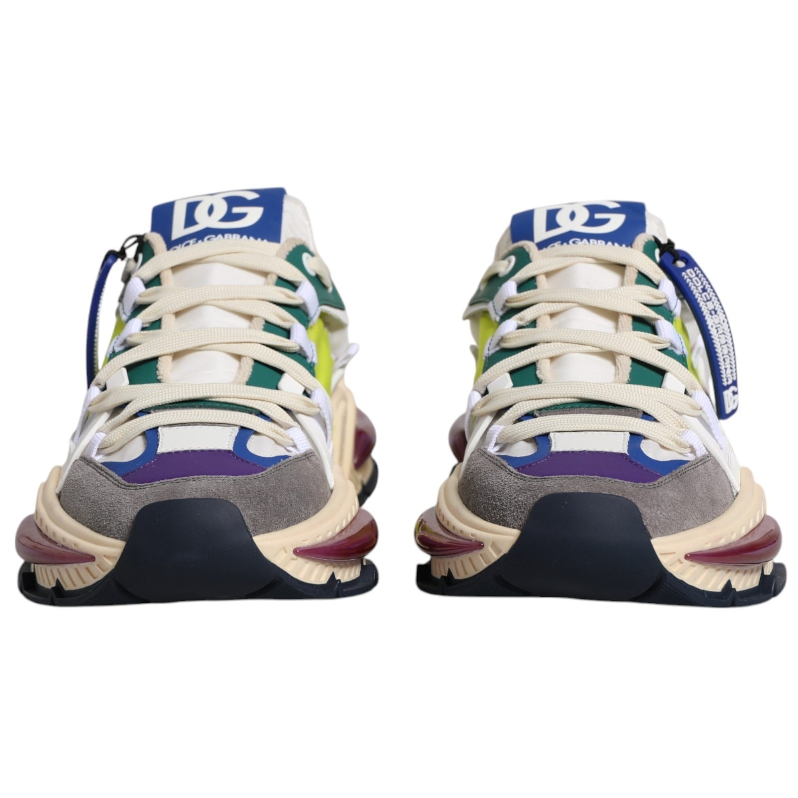 Dolce & Gabbana Multicolor Airmaster Low Top Sneakers Men's Shoes