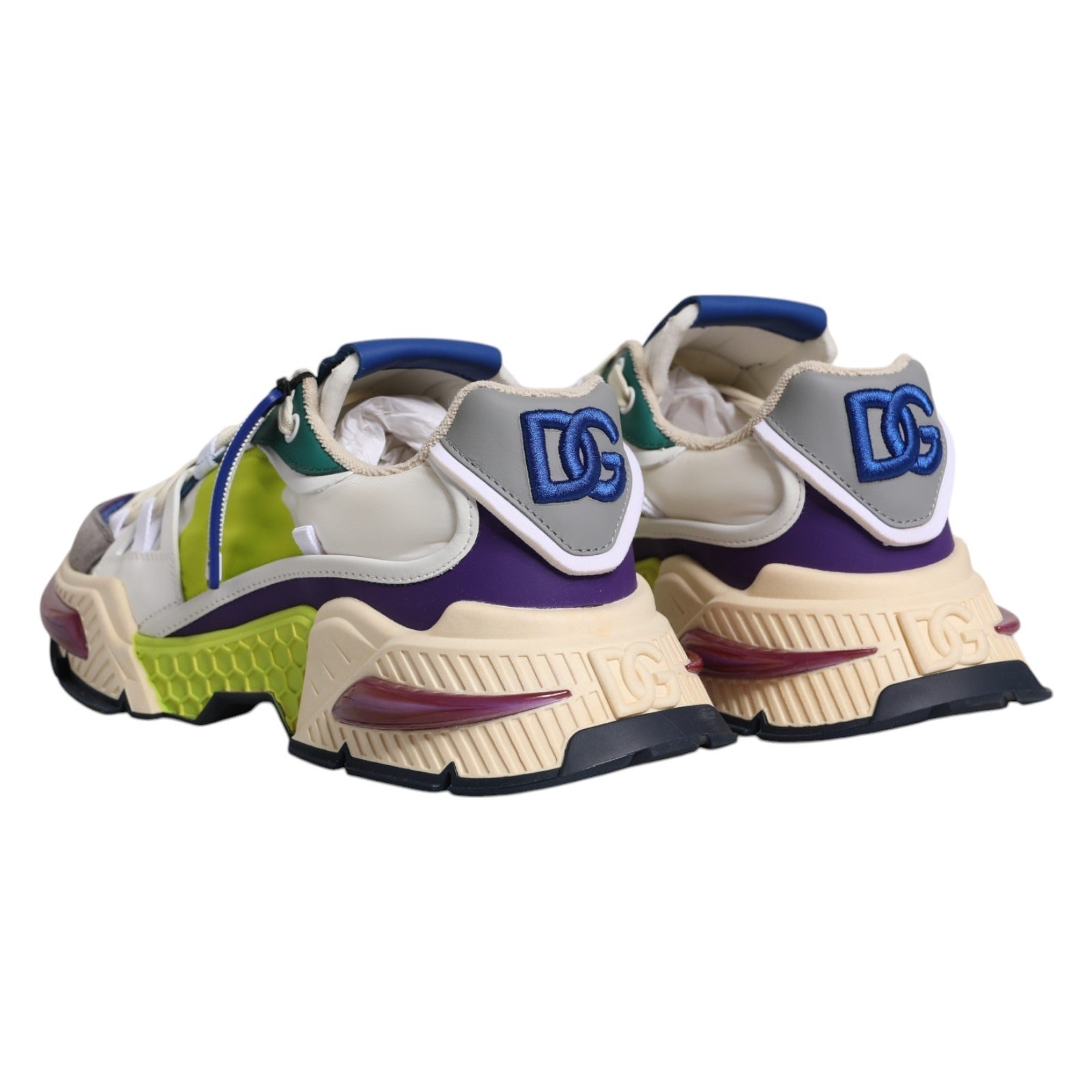 Dolce & Gabbana Multicolor Airmaster Low Top Sneakers Men's Shoes