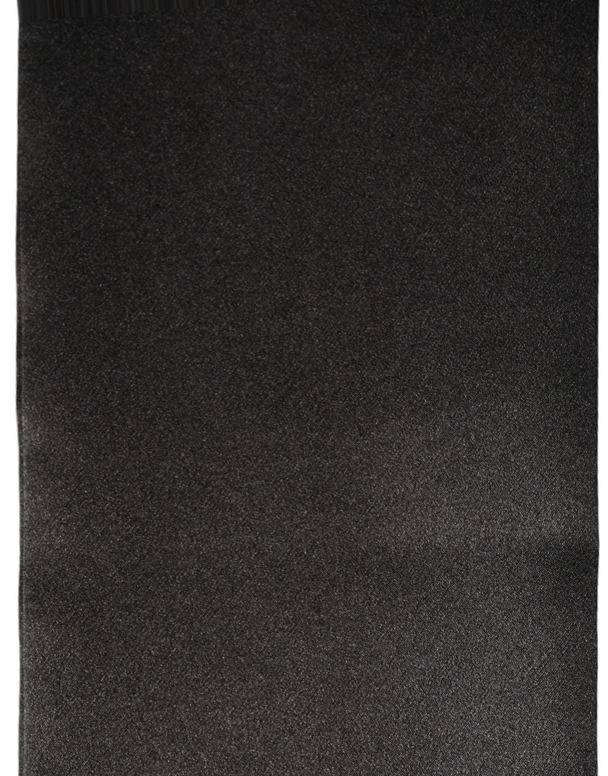 Dolce & Gabbana Men Black Satin Silk Skinny Neck Shawl Men's Scarf