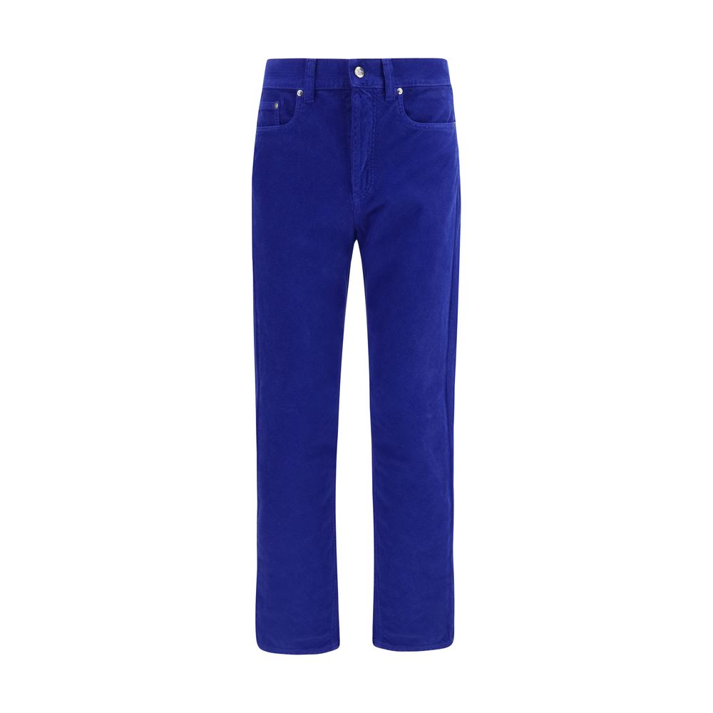 Versace Blue Cotton Straight-Leg Men's Jeans