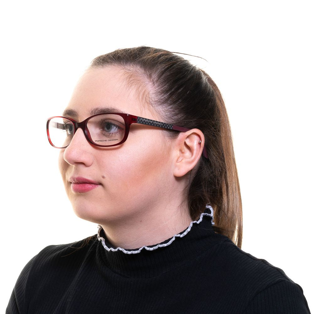 Porsche Design Red Plastic Glasses Women's (Frames)