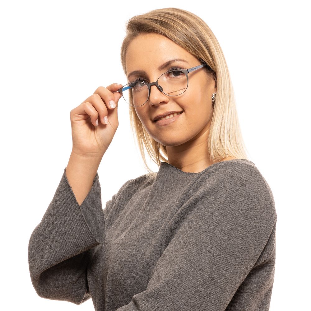 Porsche Design Gray Metal & Stainless Steel & Aluminum Glasses  (Frames)