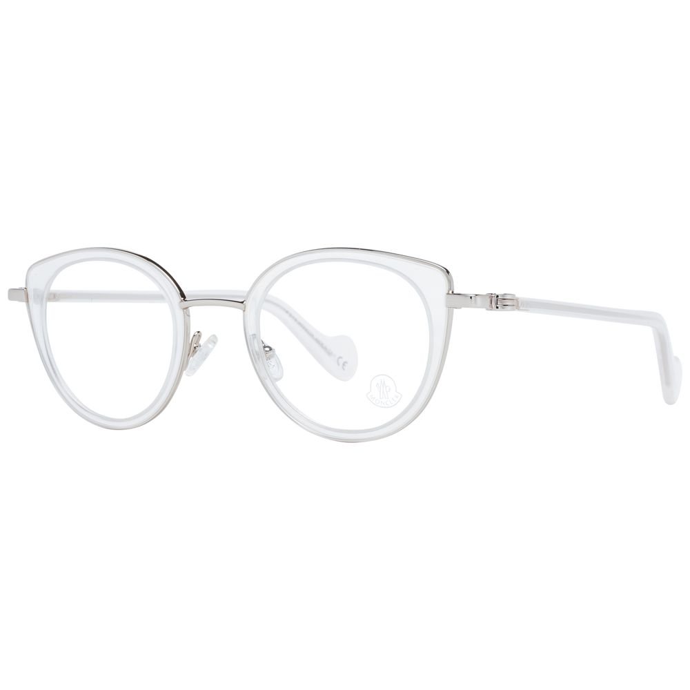 Moncler White Metal Glasses Women's (Frames)
