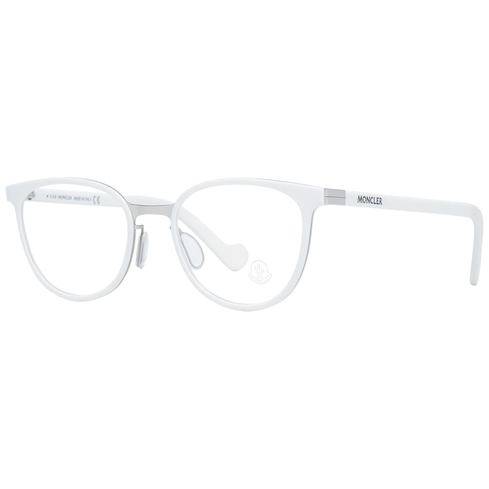 Moncler White Metal & Plastic Glasses Women's (Frames)