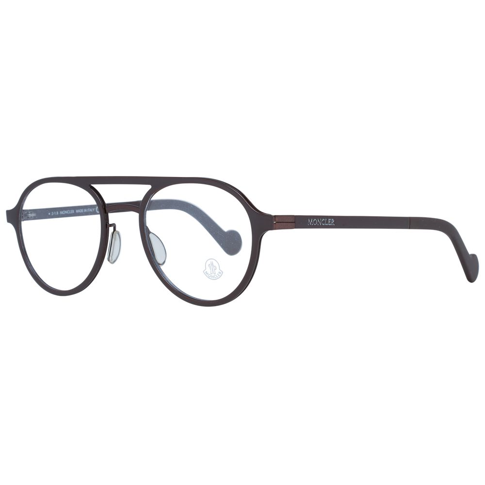 Moncler Brown Metal Glasses Men's (Frames)