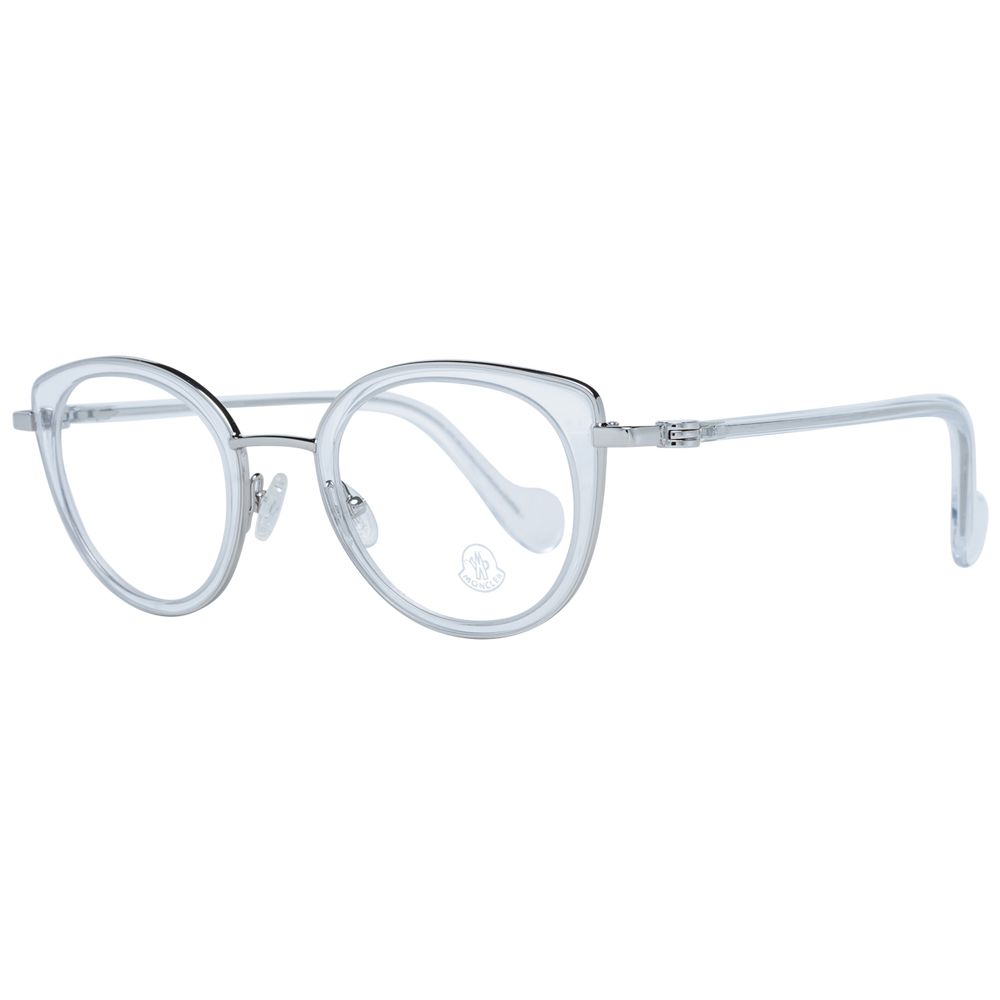 Moncler White Plastic Glasses Women's (Frames)