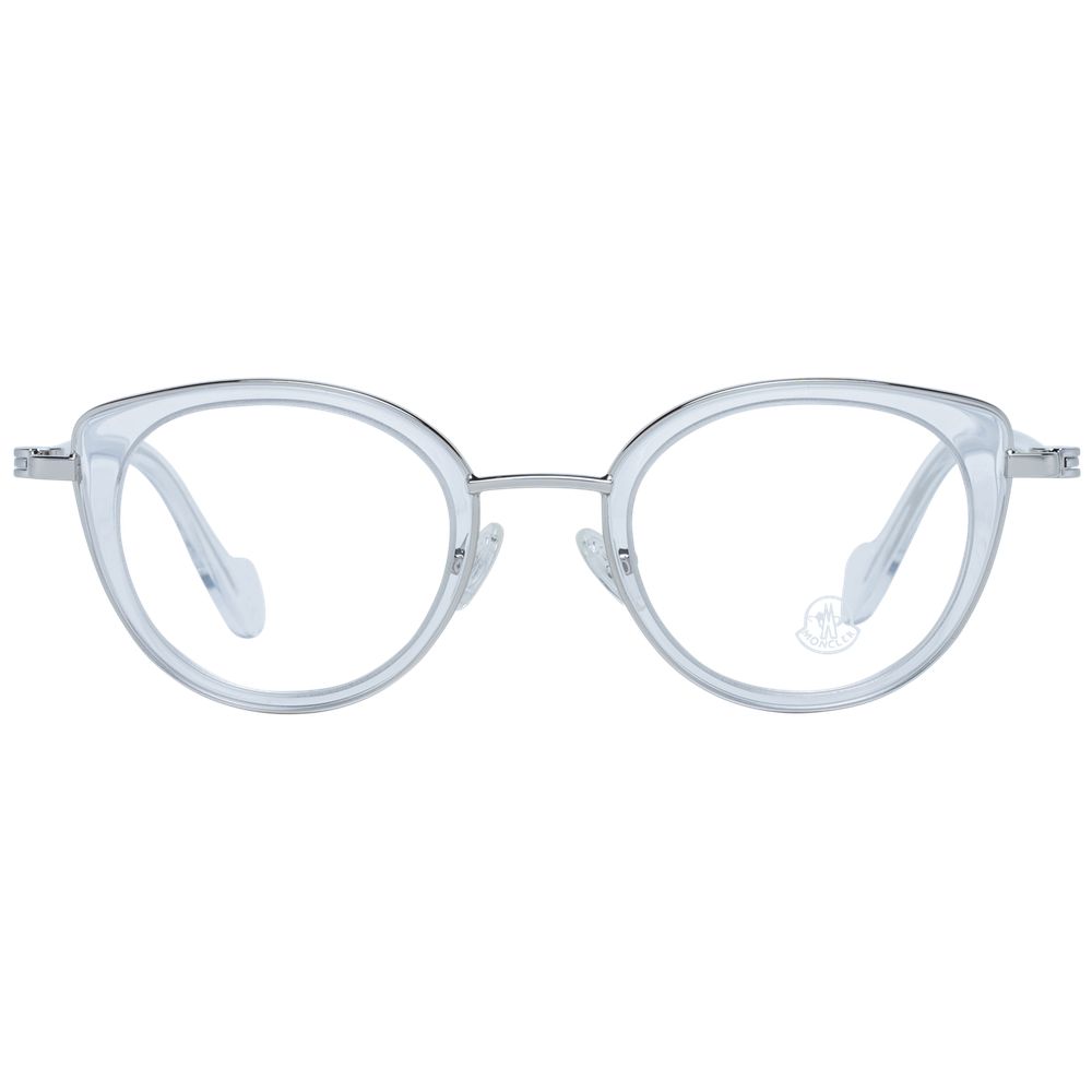 Moncler White Plastic Glasses Women's (Frames)