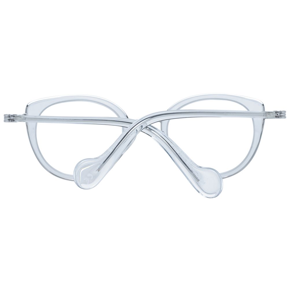 Moncler White Plastic Glasses Women's (Frames)