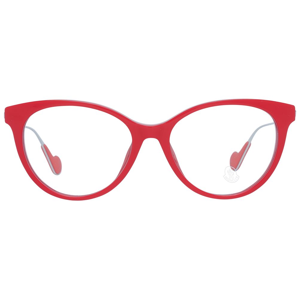 Moncler Red Plastic Glasses Women's (Frames)
