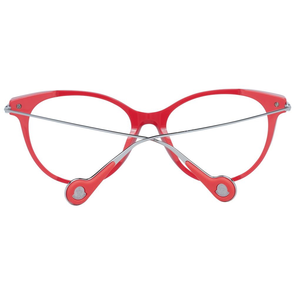 Moncler Red Plastic Glasses Women's (Frames)
