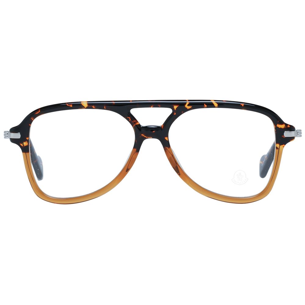 Moncler Brown Plastic Glasses Men's (Frames)