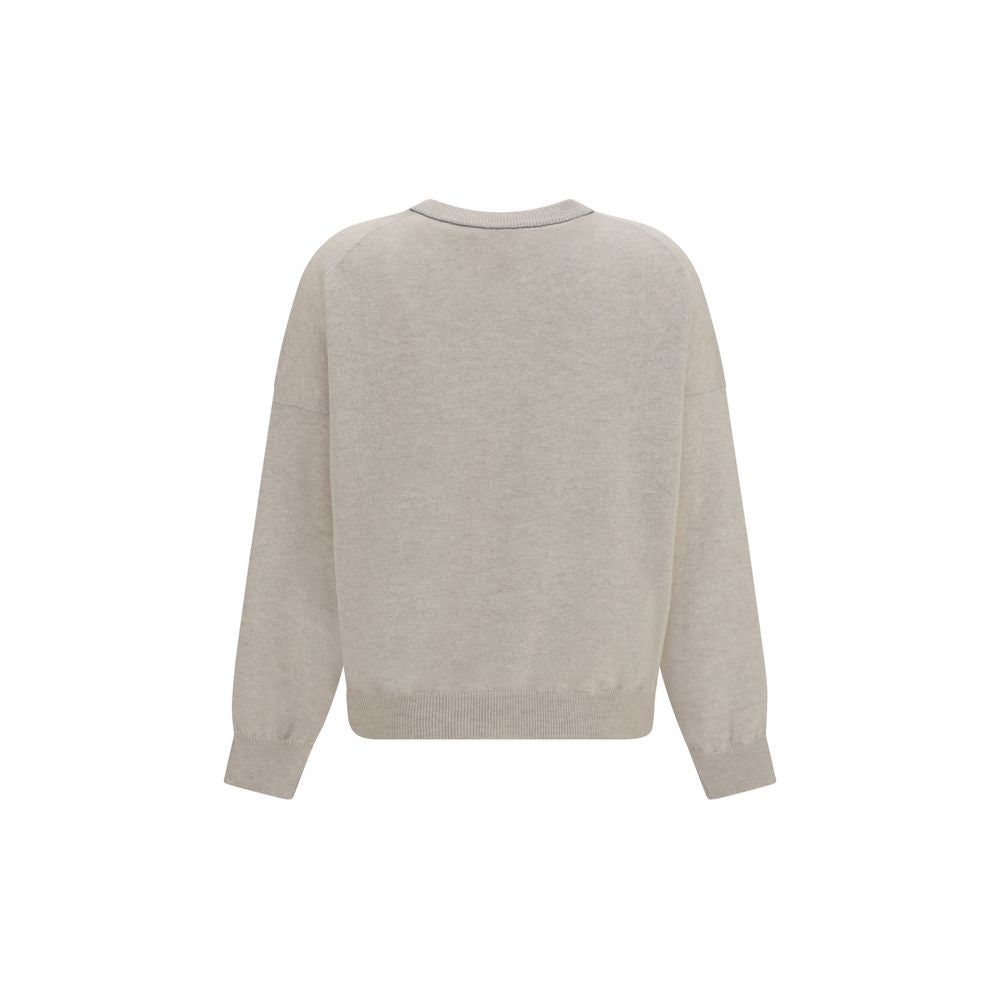 Brunello Cucinelli Beige Cashmere Women's Sweater