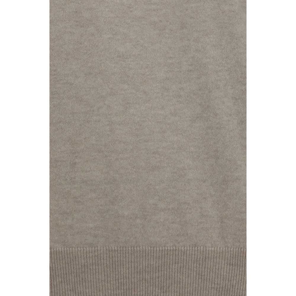 Brunello Cucinelli Beige Cashmere Women's Sweater
