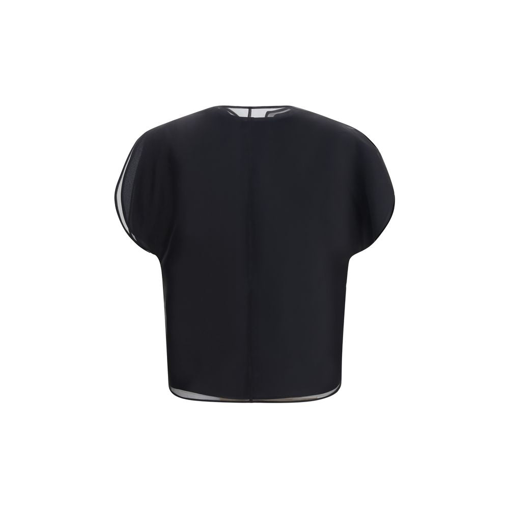 Khaite Black Silk Women's Shirt