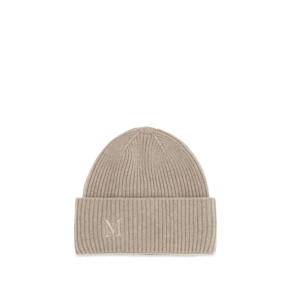 Max Mara Beige Cashmere Women's Beanie