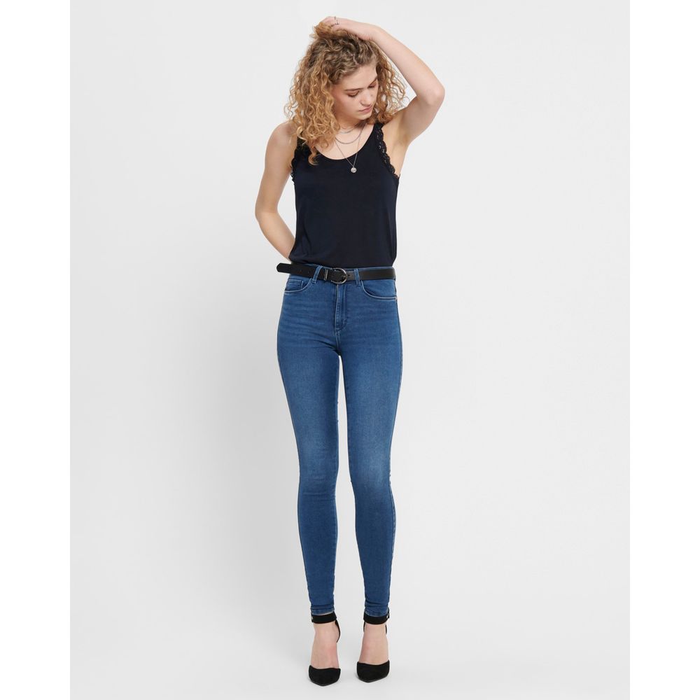 Only Light Blue Cotton Skinny Women's Jeans