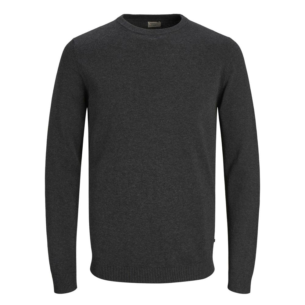 Jack Jones Gray Cotton Men's Sweatshirt