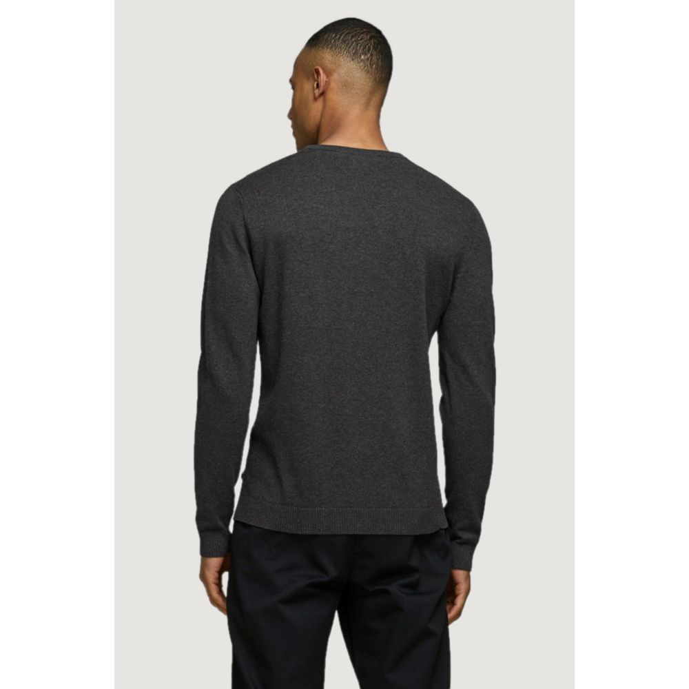 Jack Jones Gray Cotton Men's Sweatshirt
