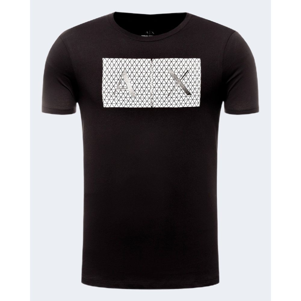Armani Exchange Black Cotton Men's T-Shirt