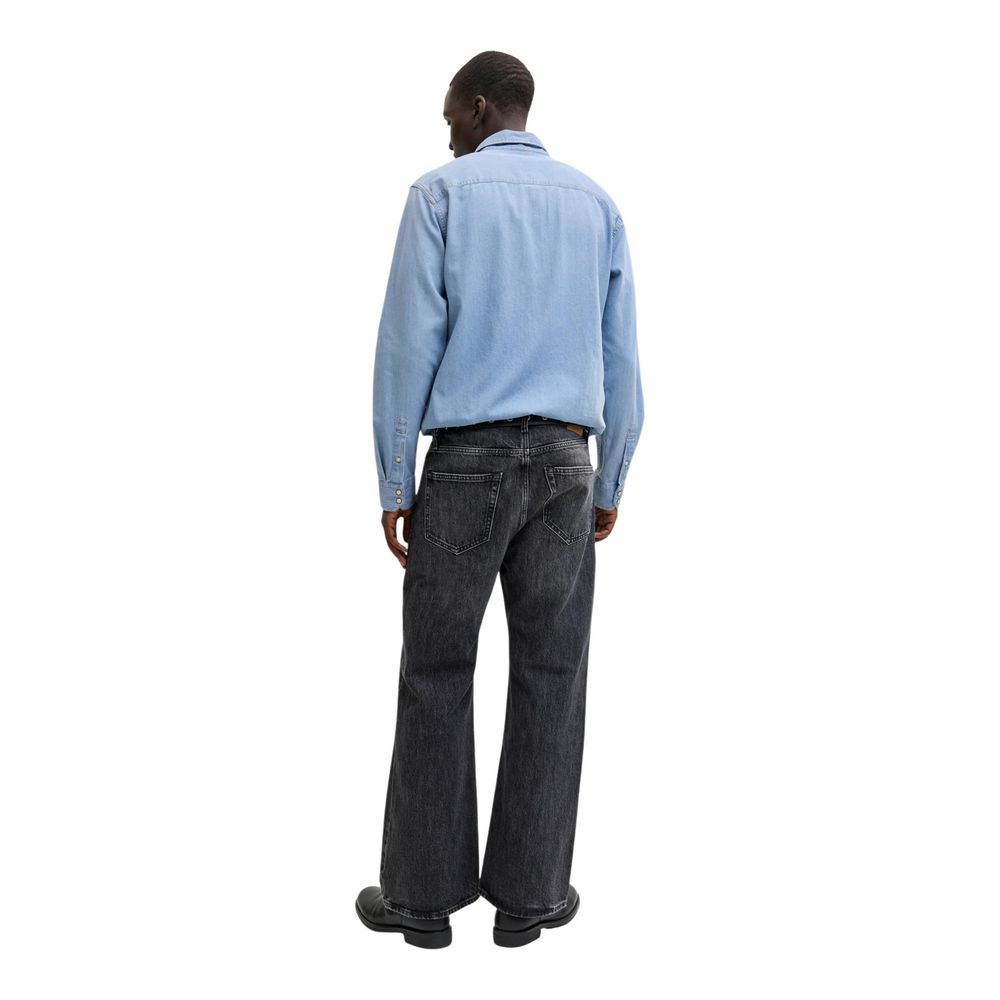 Jack Jones Light Blue Denim Men's Shirt