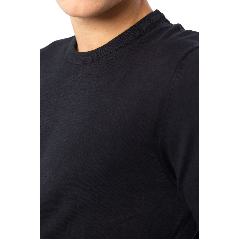 Jack Jones Black Cotton Men's Sweatshirt