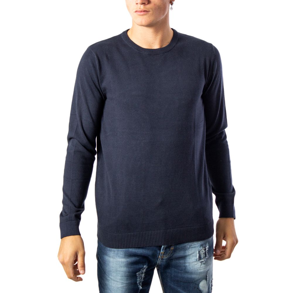 Jack Jones Blue Cotton Men's Sweatshirt