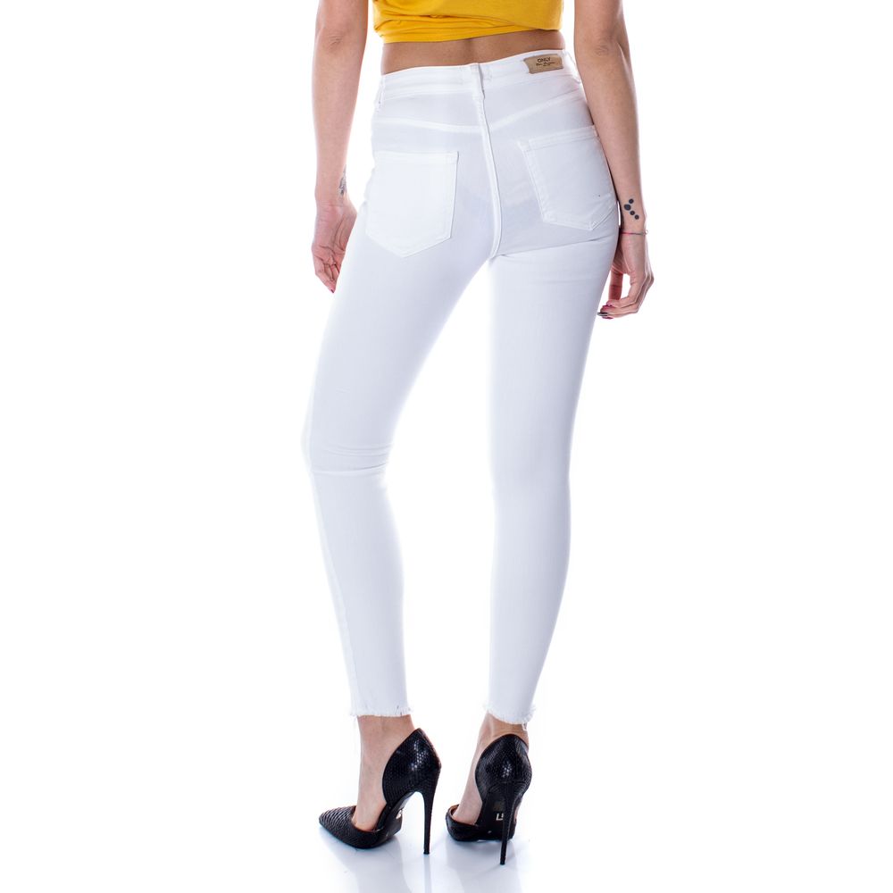 Only White Cotton Skinny Women's Jeans