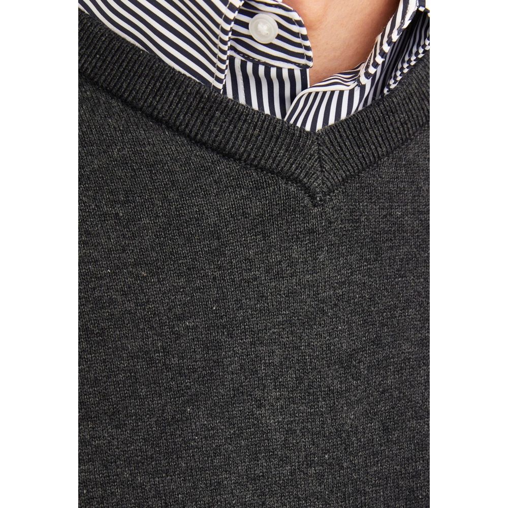 Jack Jones Gray Cotton Men's Sweatshirt