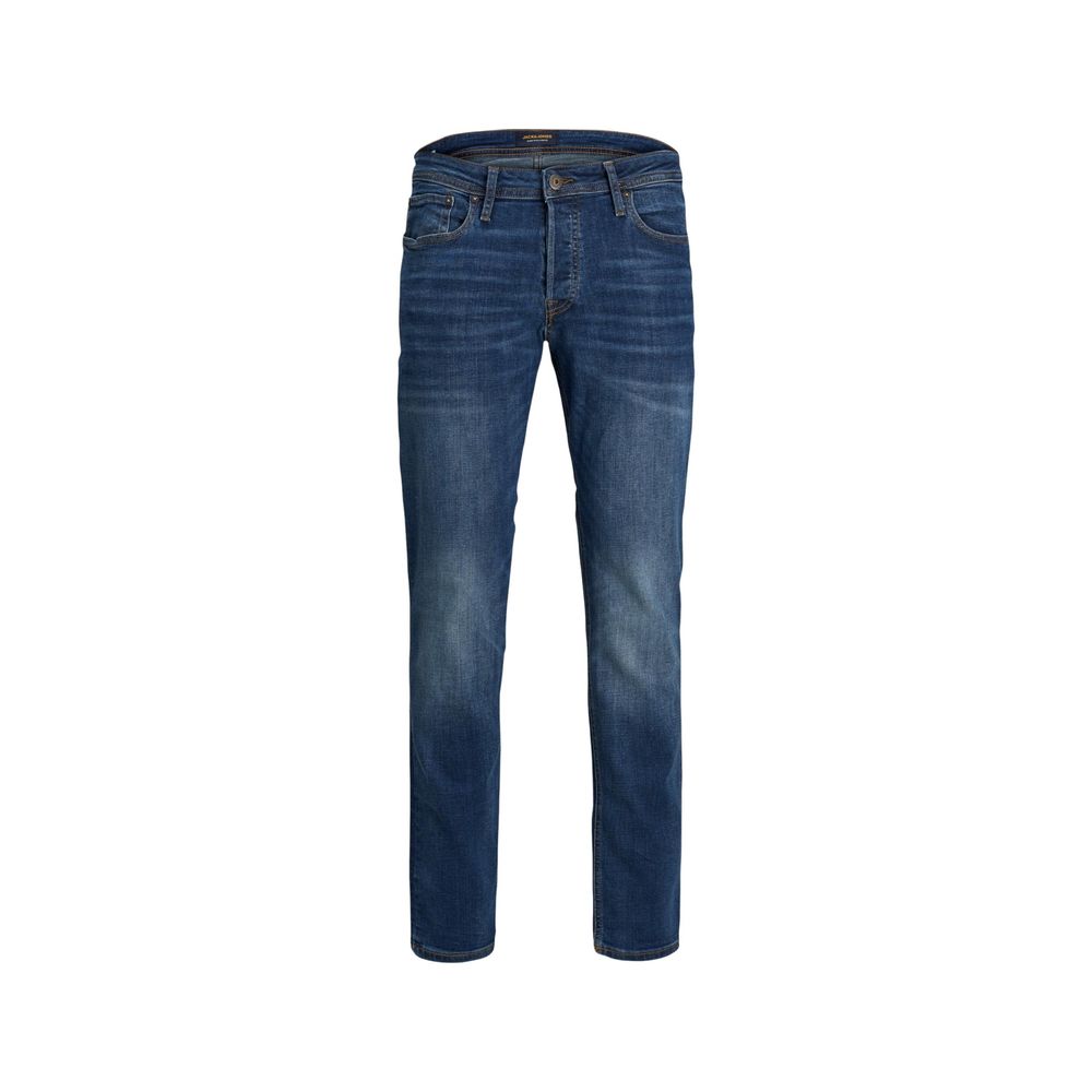 Jack Jones Blue Cotton Skinny Men's Jeans