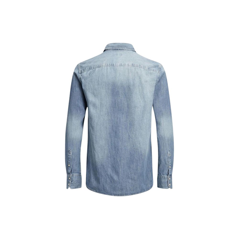 Jack Jones Blue Denim Men's Shirt