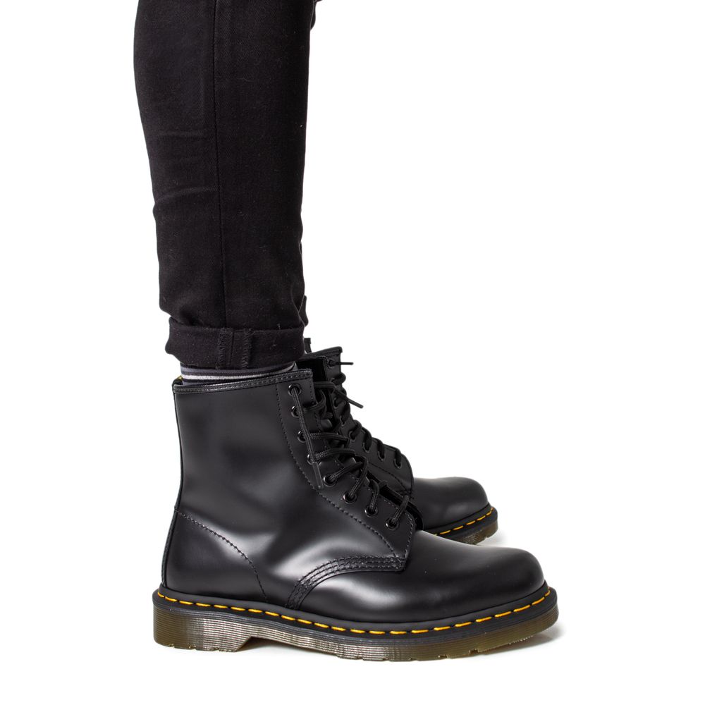 Dr. Martens Black Leather Athletic Men's Sneakers