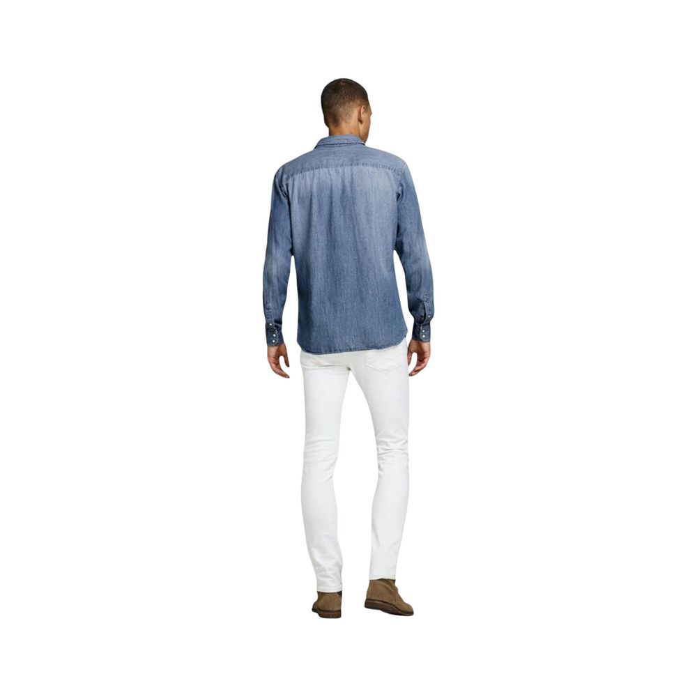 Jack Jones Blue Denim Men's Shirt