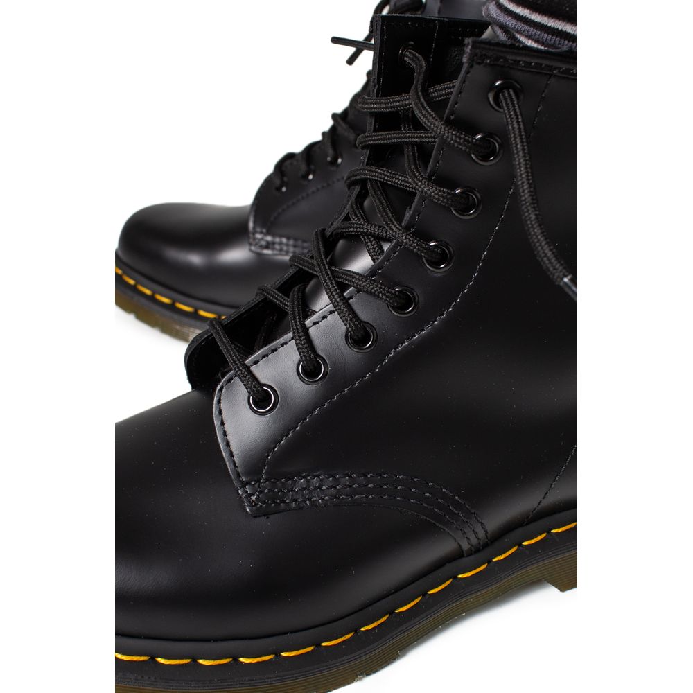 Dr. Martens Black Leather Athletic Men's Sneakers