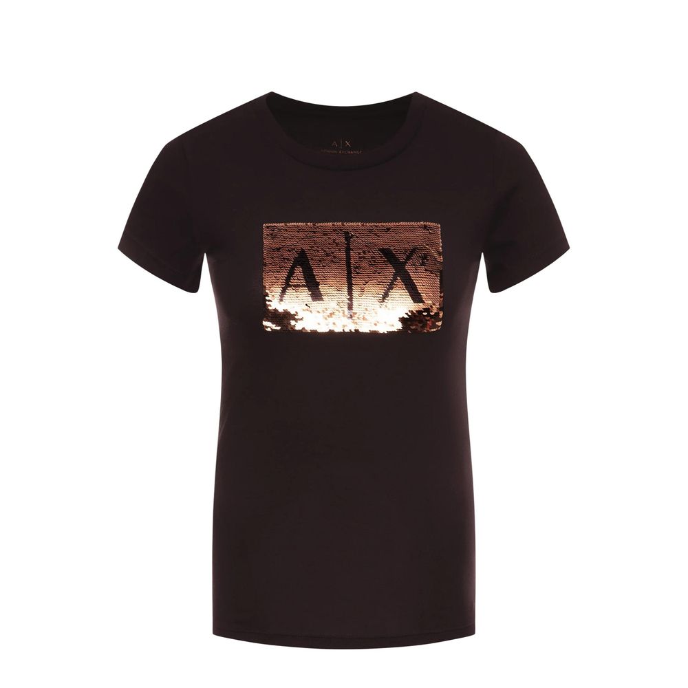 Armani Exchange Black Cotton Women's T-Shirt