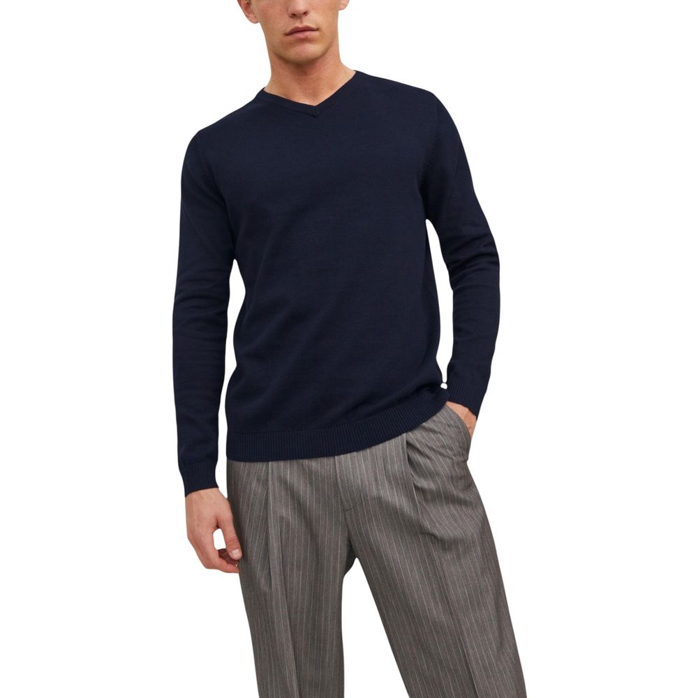 Jack Jones Blue Cotton Men's Sweatshirt