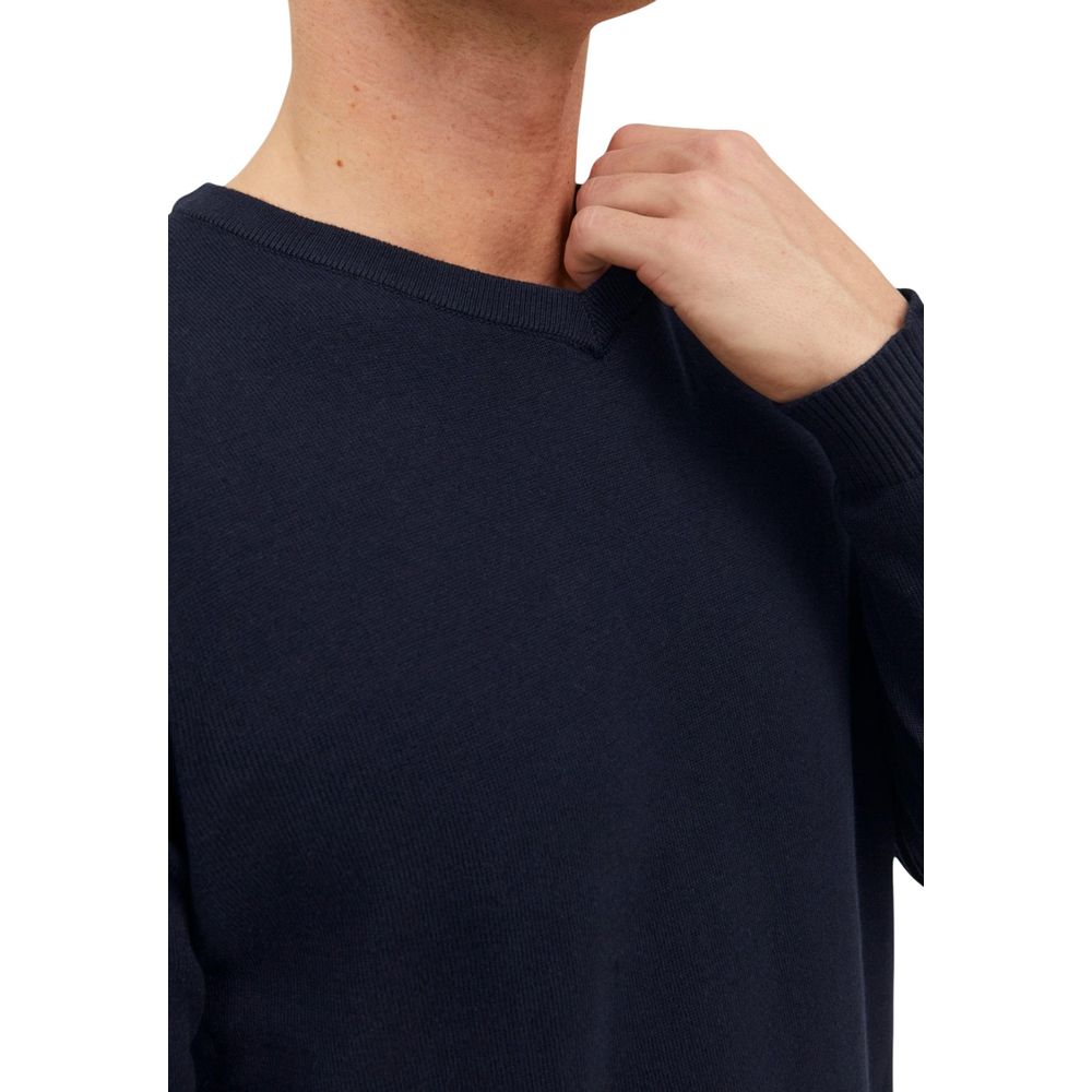 Jack Jones Blue Cotton Men's Sweatshirt