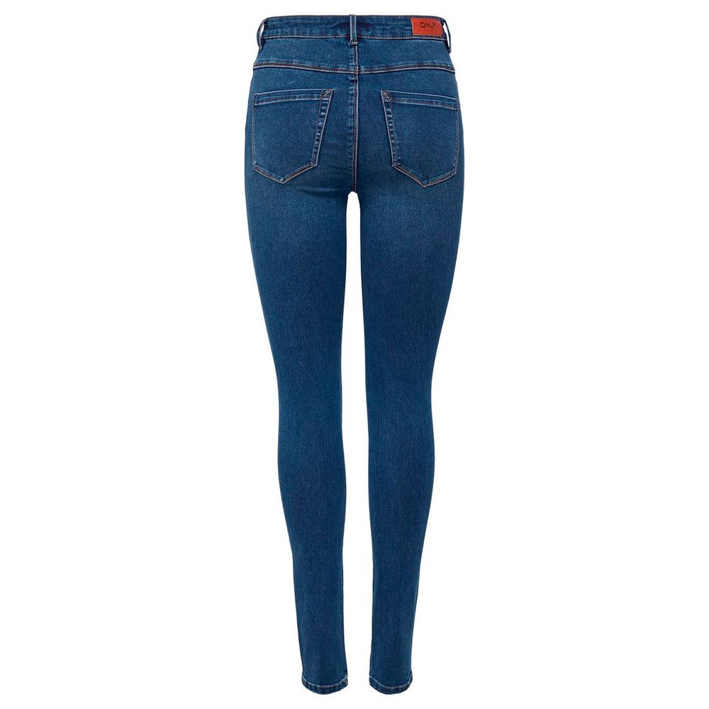 Only Blue Cotton Skinny Women's Jeans
