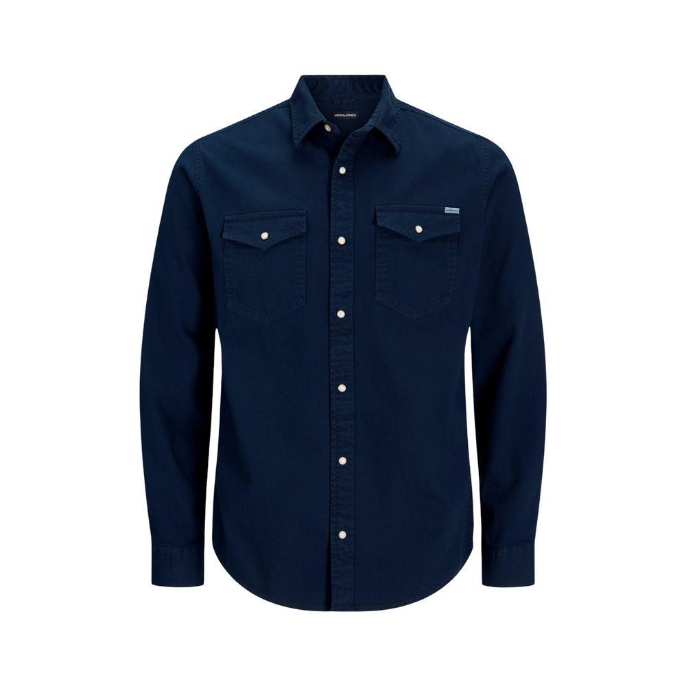 Jack Jones Blue Denim Men's Shirt