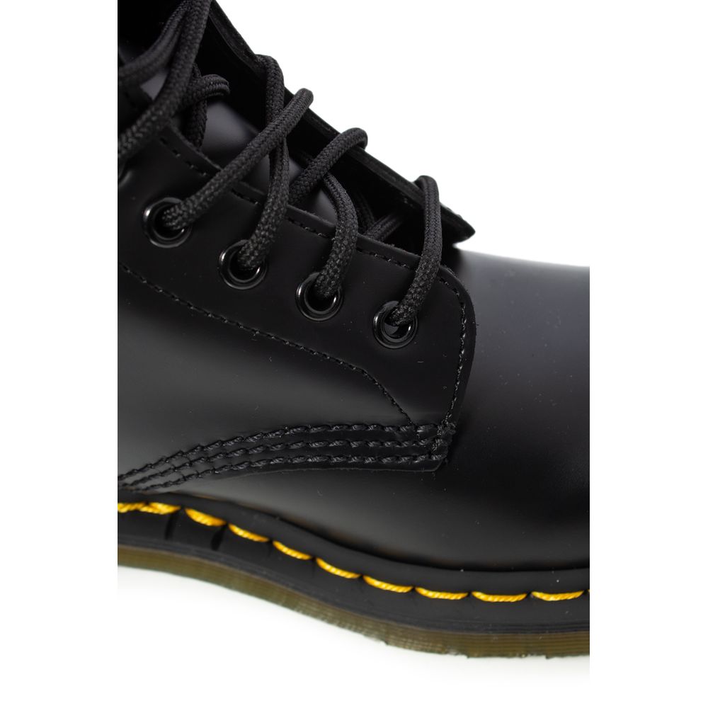 Dr. Martens Black Leather Lace-Up Women's Boots