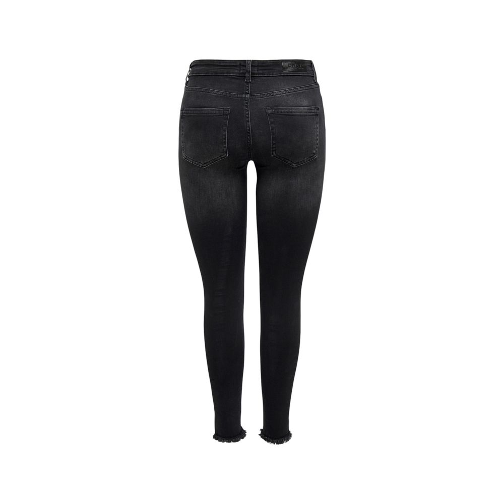 Only Black Cotton Skinny Women's Jeans