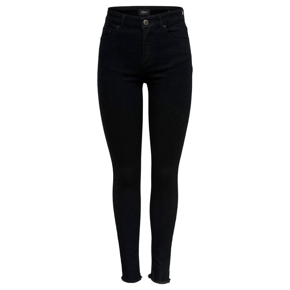 Only Black Cotton Skinny Women's Jeans