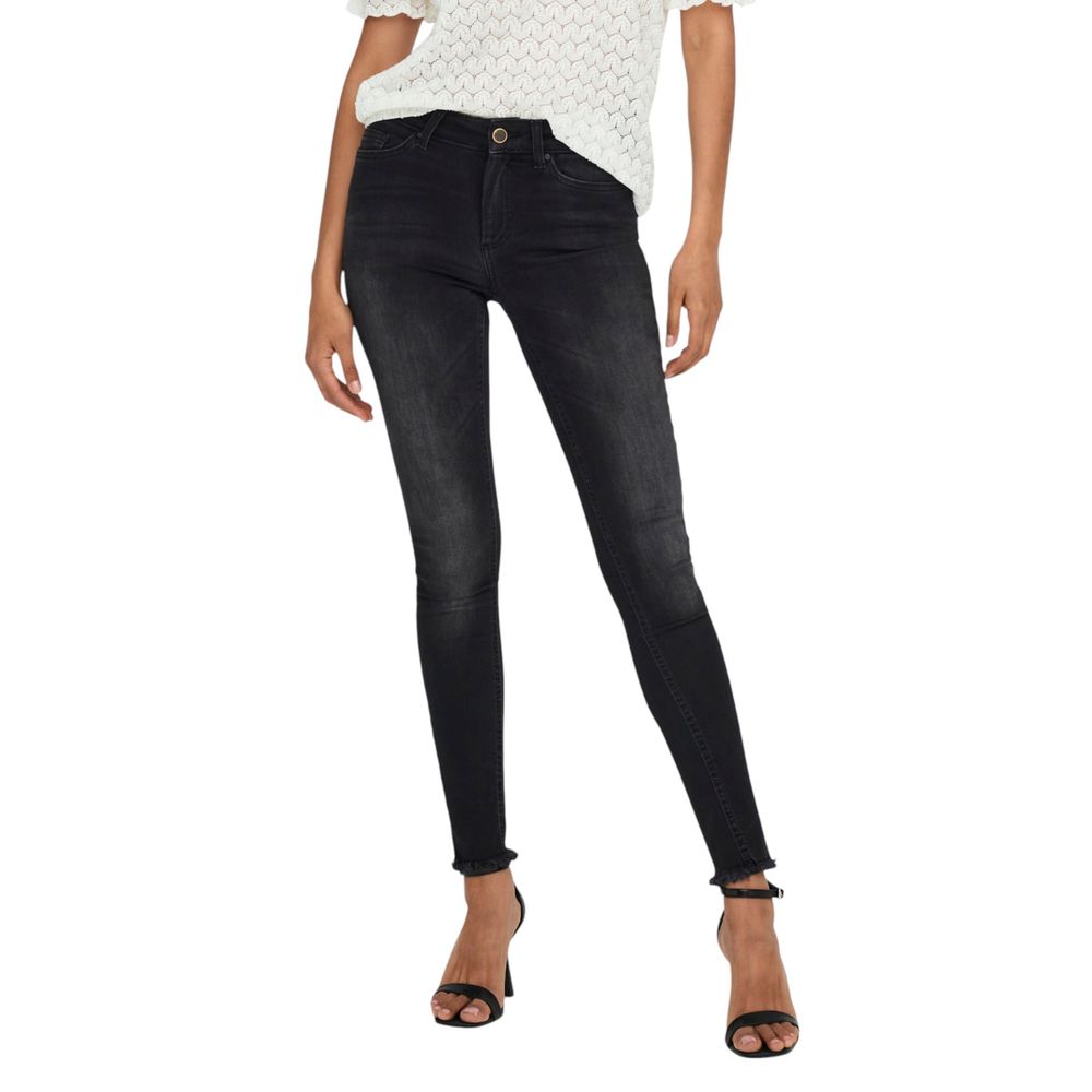 Only Black Cotton Skinny Women's Jeans