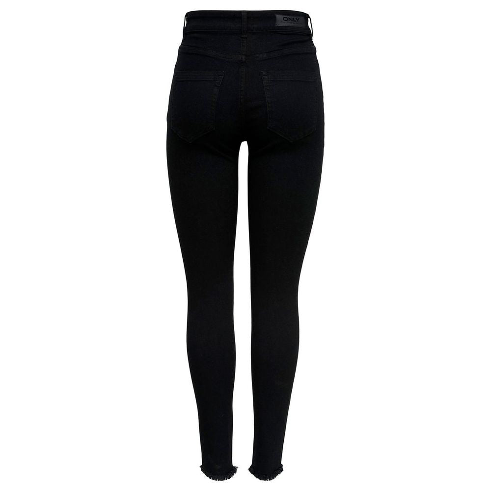 Only Black Cotton Skinny Women's Jeans