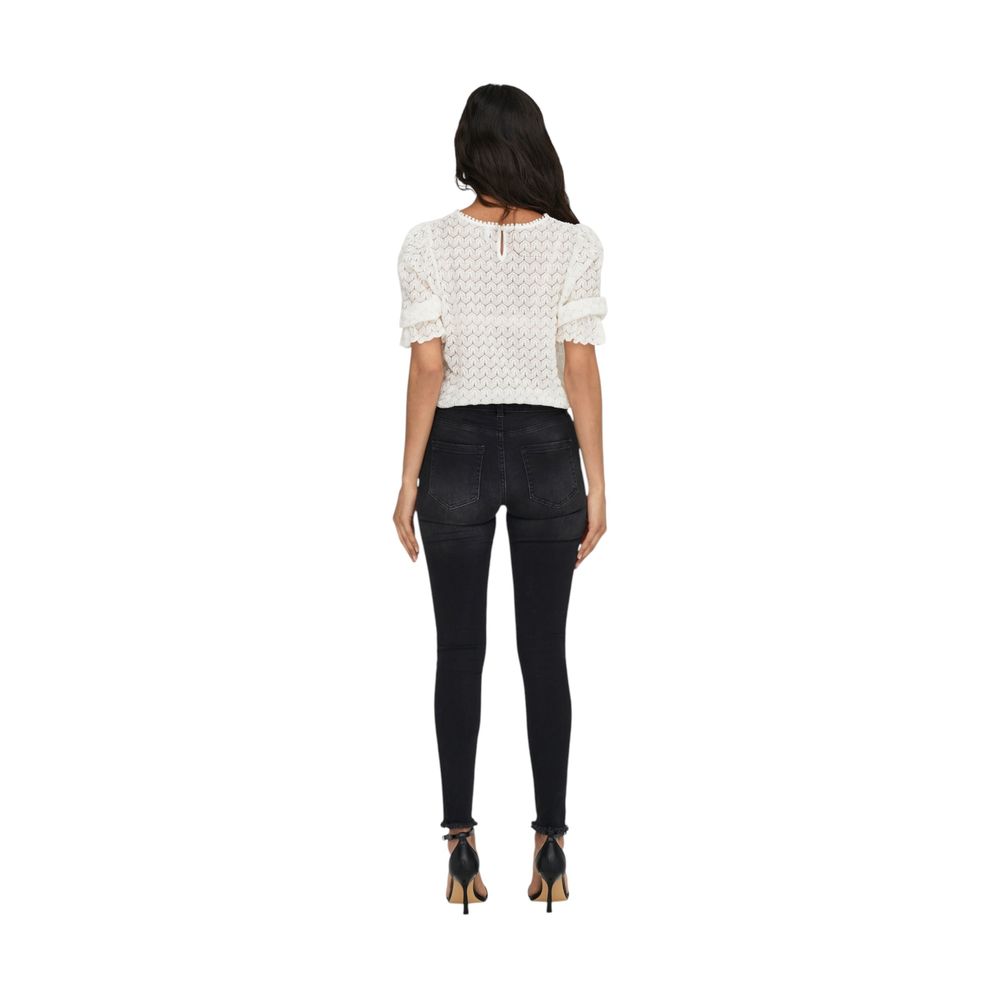 Only Black Cotton Skinny Women's Jeans