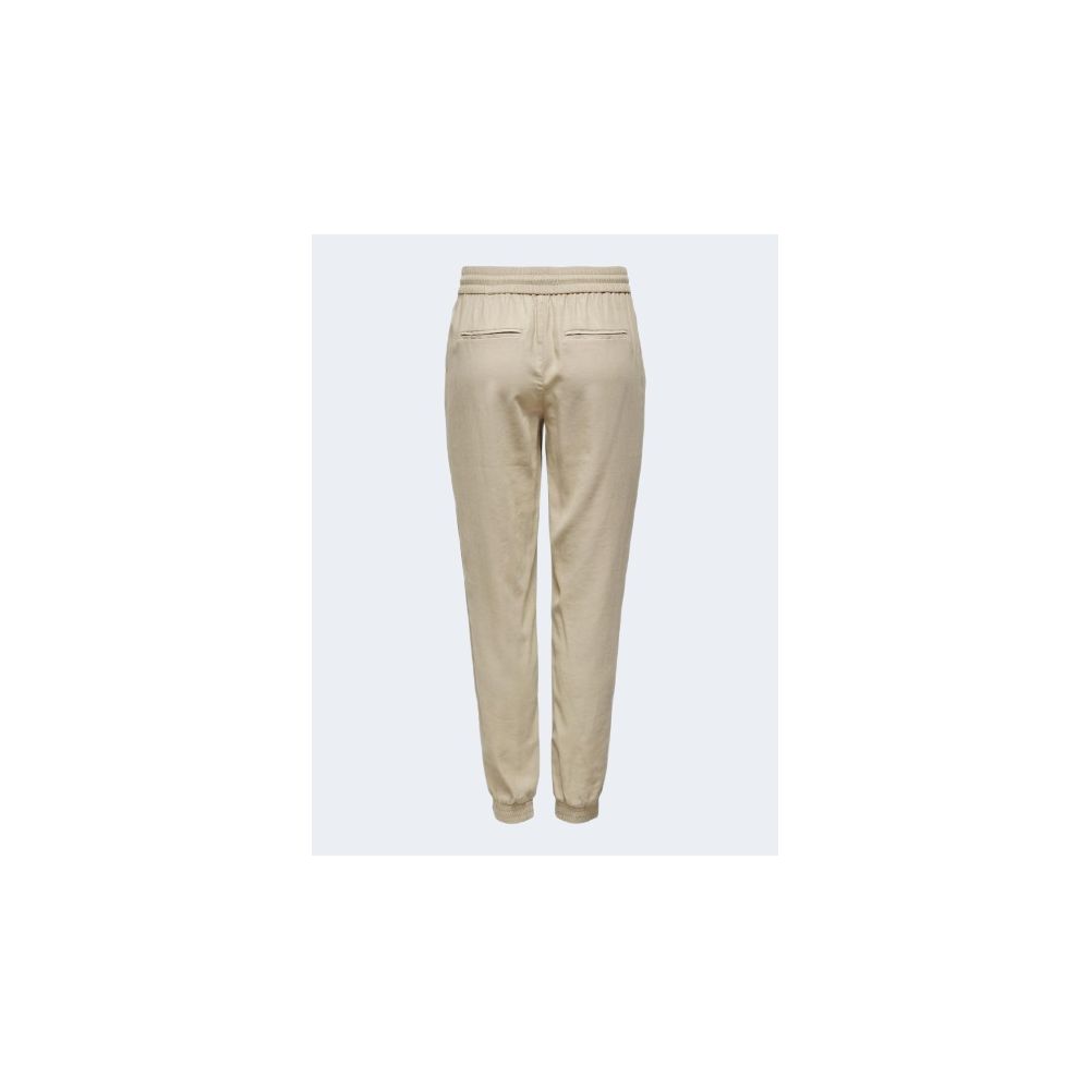 Only Beige Viscose Casual Women's Pants