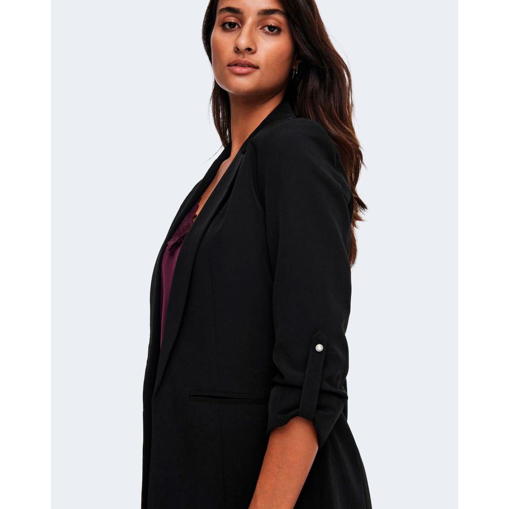 Only Black Polyester Women's Blazer